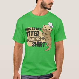 Minha Camisa De Banho - Engraçada Otter Pun 2396