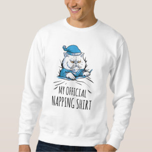 Minha camisa de dormir com o cão dormindo