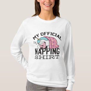 Minha camisa de dormir - Preguiçoso Unicórnio do