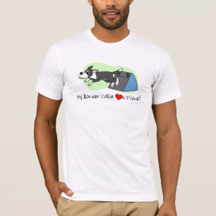 Minha camisa de Flyball T dos amores de border