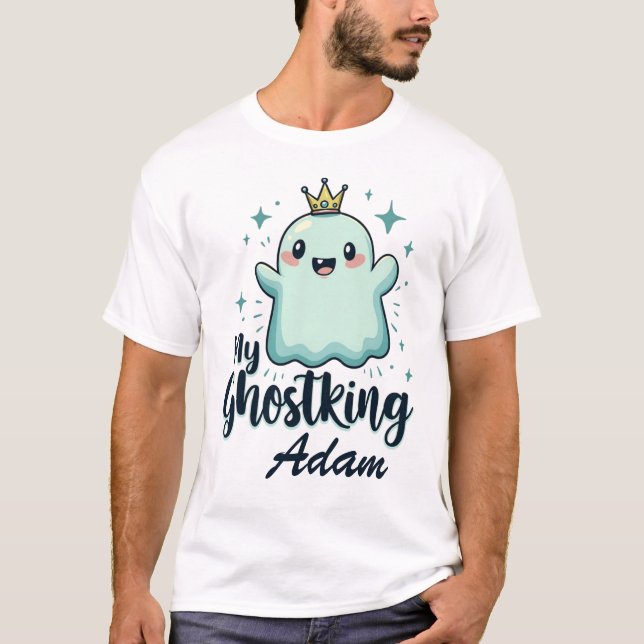 Minha camisa de Halloween de Kawaii Ghostking para (Frente)