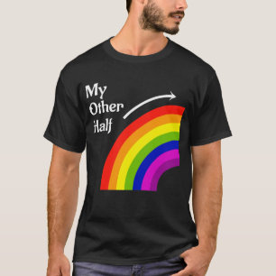 Minha camisa de harmonização direita do arco-íris
