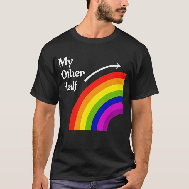 Minha camisa de harmonização direita do arco-íris (Frente)