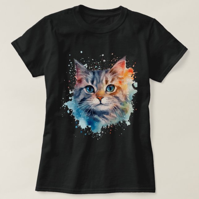 Minha Camisa de Mulher Gato (Frente do Design)