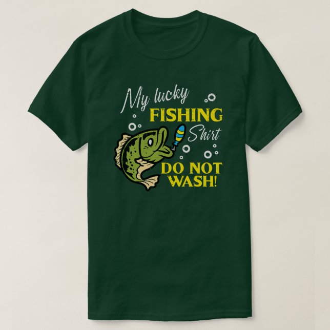 MINHA CAMISA DE PESCA DA SORTE (Frente do Design)