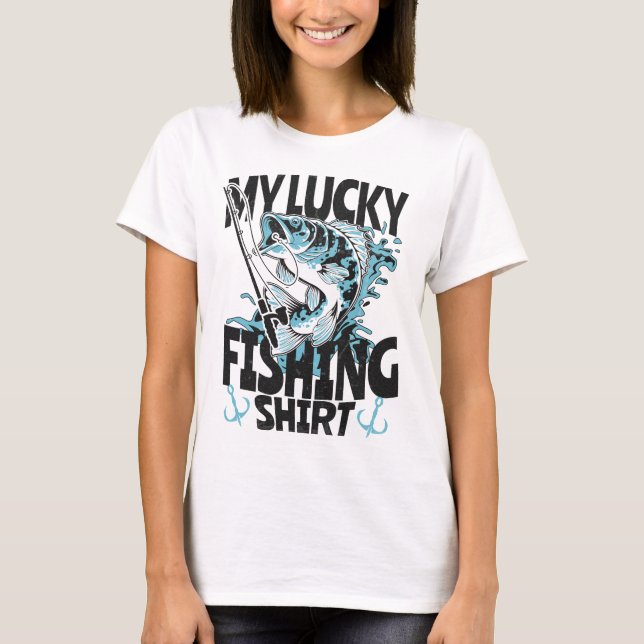 Minha Camisa De Pesca Sortuda (Frente)