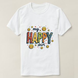 "Minha Camisa Feliz" para crianças e adultos