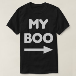 Minha Camiseta de Casais de Correspondência Boo