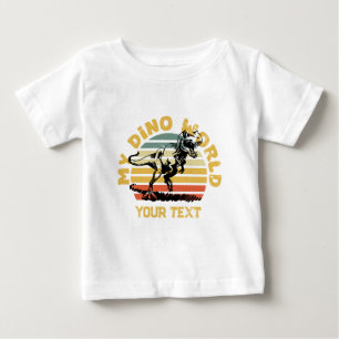 Minha camiseta Dino World Baby Fine Jersey