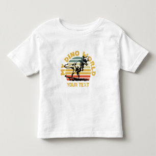 Minha camiseta Dino World Toddler Fine Jersey