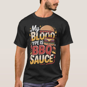 Minha Camiseta do Hambúrguer com Molho BBQ é Meu T