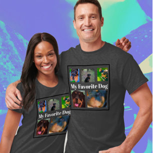 Minha Camiseta Modelo de 5 fotos favorita