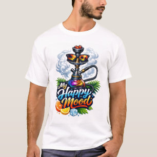 Minha Camiseta Narguilé Meu Humor Feliz
