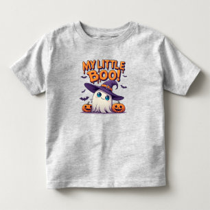 Minha Camiseta Pequena Fantasma Feiticeira Boo