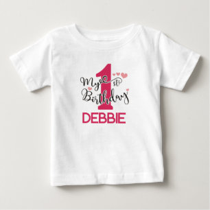 Minha Camiseta Personalizada de 1º Aniversário - M