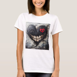 Minha Camisinha de T-Shirt do Coração Negro