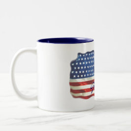 MINHA caneca da MAMÃ do PATRIOTA