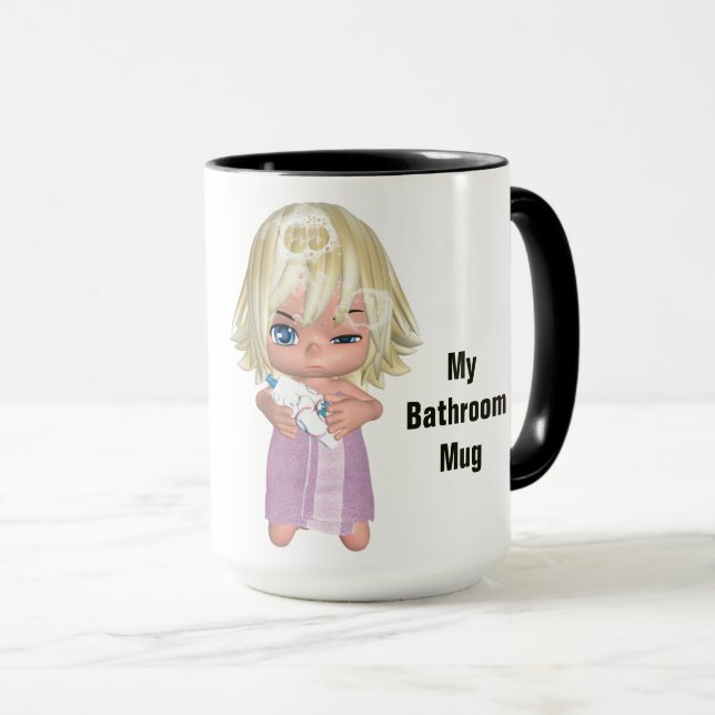 Minha caneca de banheiro (Frente Esquerda)