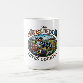 Minha Caneca de Café Country Aussiedor