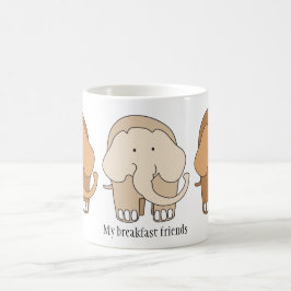Minha caneca de café da manhã elefante