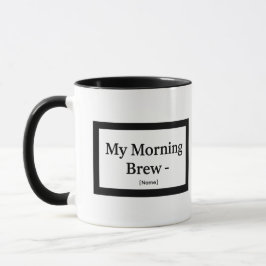 Minha Caneca de Café da Manhã – Personalizada – Ad