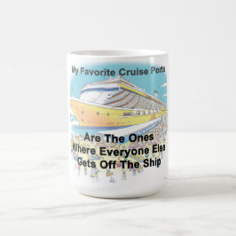 Minha Caneca de Café dos Portos de Cruzeiro Favori