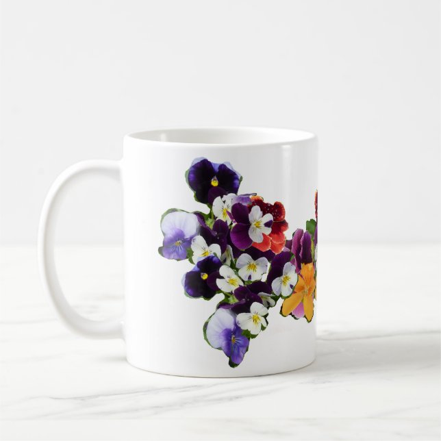 Minha Caneca de Flores (Esquerda)