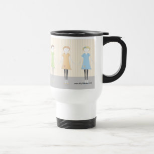Minha caneca de viagem do café do logotipo de tr