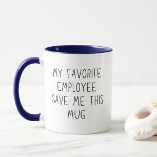 Minha Caneca Engraçada Dado Pelo Meu Funcionário F