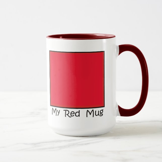 Minha Caneca Vermelha (Direita)