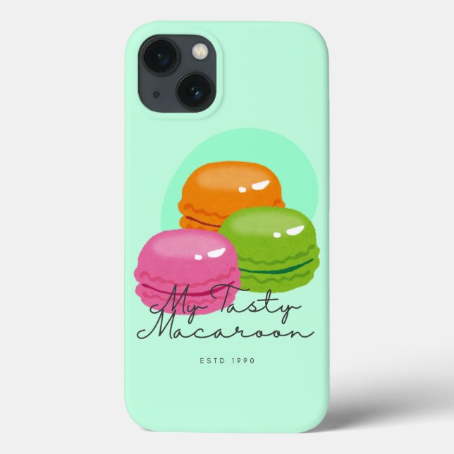 Minha Capa de Celular Macaroon Saborosa (Verso)