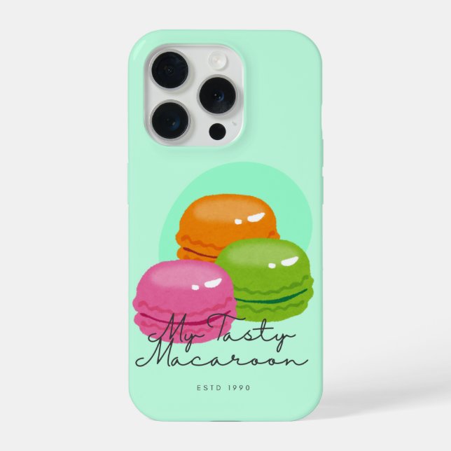 Minha Capa de Celular Macaroon Saborosa (Verso)