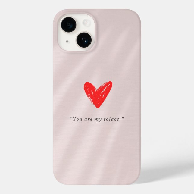 Minha Capa de telefone do Coração Solar (Verso)