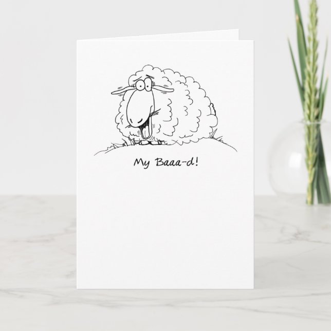 Minha Caricatura Má Belo Cartão de Aniversário Atr (Frente)