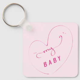 Minha Chaveiro de Bebê | Chaveiro Fofo para Casal