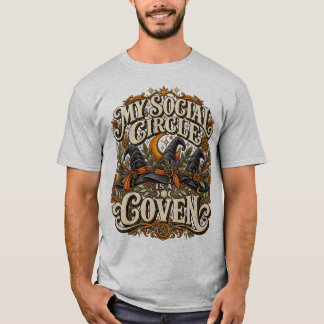 Minha Círculo Social É Uma Camiseta De Coven