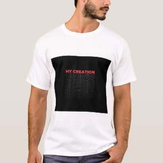 Minha Criação – Camiseta Gráfica de Humor Suave