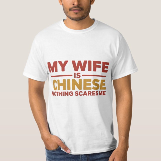 Minha Esposa2 Camiseta Divertida Presente Para Ele (Frente)