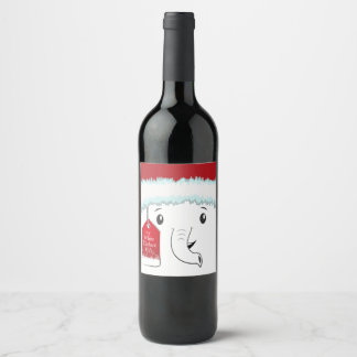 Minha Etiqueta de Vinho de Presente de Elefante Br