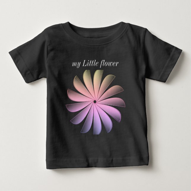 minha flor Baby camiseta (Frente)