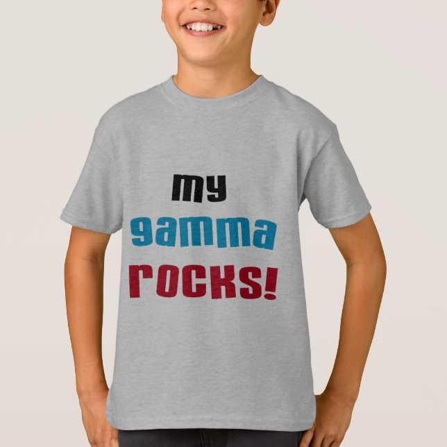 Minha Gama Rocks T-shirts e presentes (Frente)