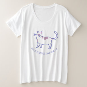 Minha Gata é Melhor Que o Seu Gato Camiseta Divert
