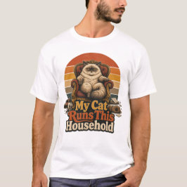 Minha Gata Manda na Casa Camisa Engraçada para Don