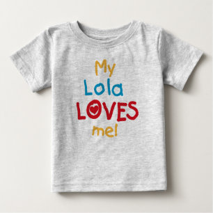 Minha Lola me ama T-shirts e presentes