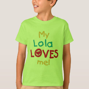 Minha Lola me ama T-shirts e presentes