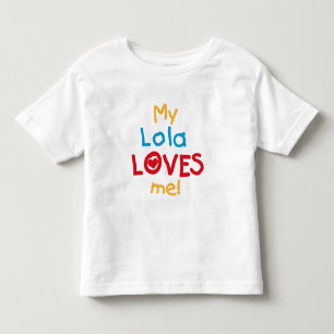 Minha Lola me ama T-shirts e presentes
