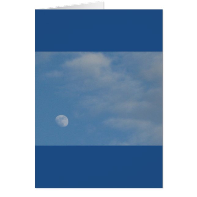 Minha Lua do Dia - Cartão de Saudação de Retrato A (Frente)