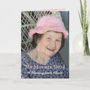 Minha Mãe, Caro Cartão com fotos Dia de as mães