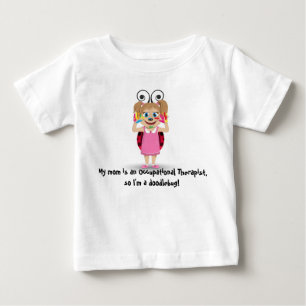 Minha mãe é uma camiseta longa terapeuta ocupacion