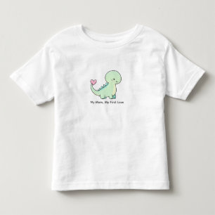 Minha Mãe, Meu Primeiro Amor Camisa de Dino Fofo p